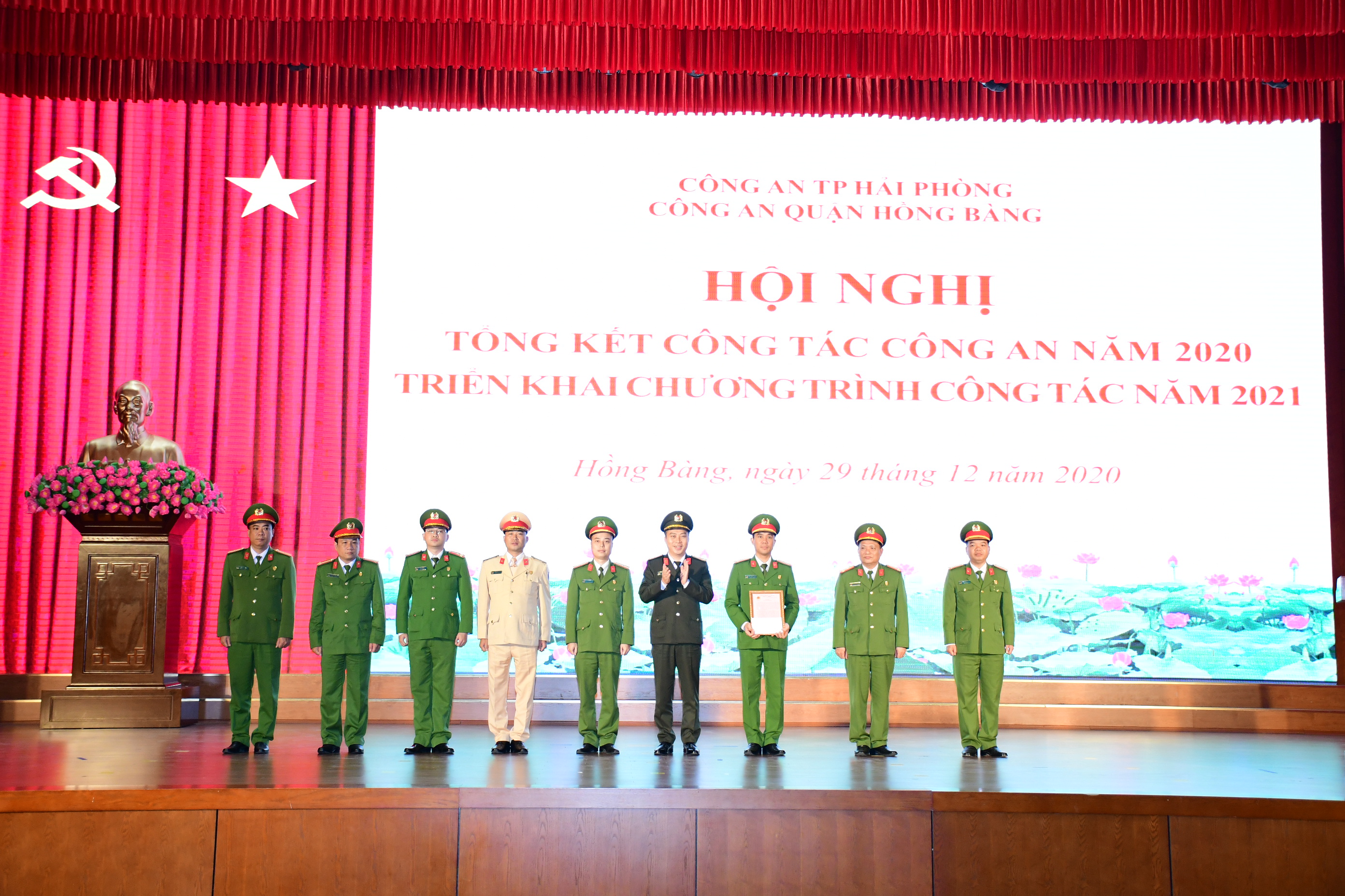 Công an quận Hồng Bàng triển khai chương trình công tác năm 2021 với 9 nhiệm vụ trọng tâm